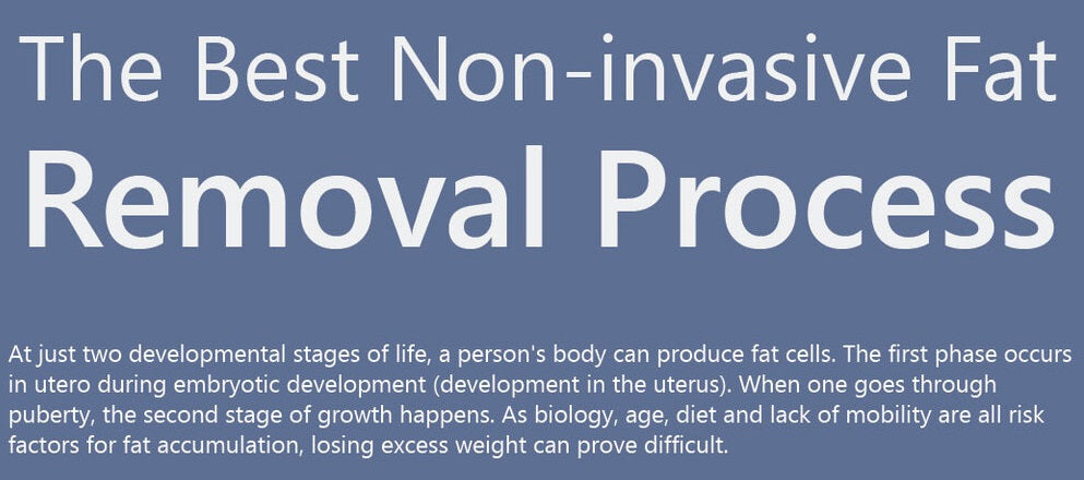 The Best Non-Invasive Fat Removal Process